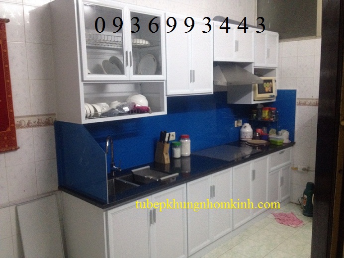 mẫu tủ bếp nhôm sơn tĩnh điện mẫu tủ bếp nhôm sơn tĩnh điện