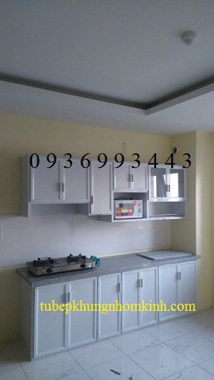 tủ bếp nhôm kính tủ bếp nhôm kính