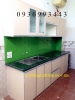 mẫu tủ bếp nhôm cánh Laminate chữ I - anh 1 mẫu tủ bếp nhôm cánh Laminate chữ I - anh 1