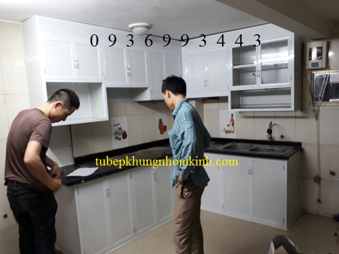 mẫu thiết kế tủ bếp nhôm sơn tĩnh điện mẫu thiết kế tủ bếp nhôm sơn tĩnh điện