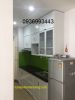 mẫu tủ bếp nhôm chữ I - anh 1 mẫu tủ bếp nhôm chữ I - anh 1