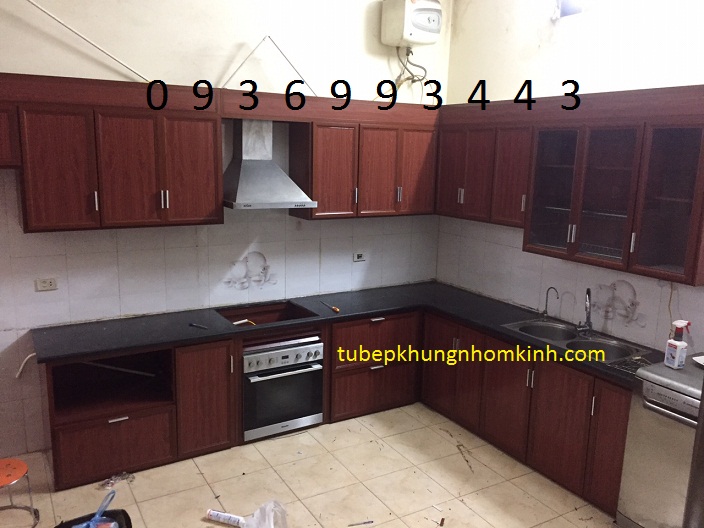 tủ bếp nhôm kính tủ bếp nhôm kính
