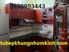tủ bếp nhôm kính nhôm vân gỗ - anh 1 tủ bếp nhôm kính nhôm vân gỗ - anh 1