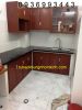 mẫu tủ bếp nhôm vân gỗ chữ L - anh 1 mẫu tủ bếp nhôm vân gỗ chữ L - anh 1