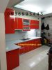 Tủ bếp nhôm cánh Acrylic chữ L - anh 1