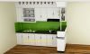 thiết kế tủ bếp nhôm sơn tĩnh điện - anh 1