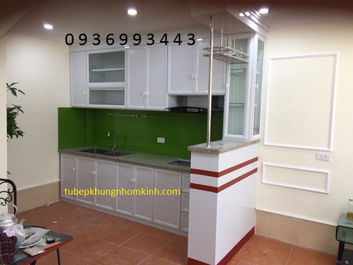 tủ bếp nhôm sơn tĩnh điện quầy bar tủ bếp nhôm sơn tĩnh điện quầy bar