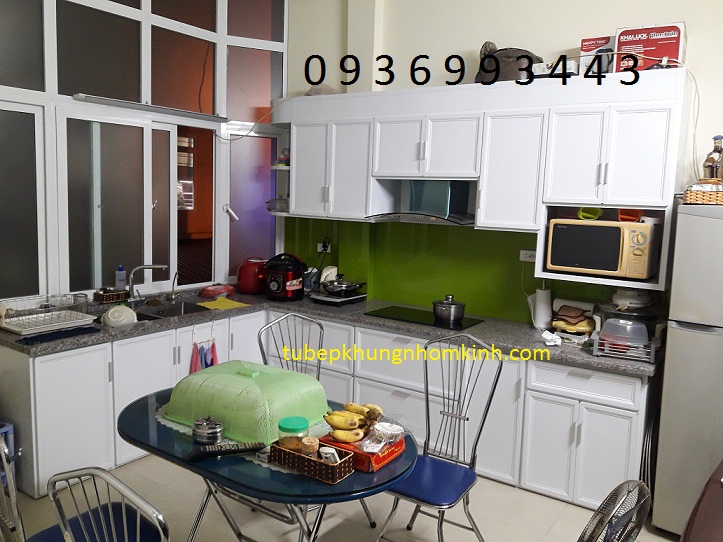 tủ bếp nhôm kính tủ bếp nhôm kính