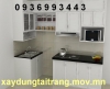 Thi công - thiết kế tủ bếp nhôm kính - anh 1 Thi công - thiết kế tủ bếp nhôm kính - anh 1