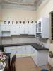 Tủ bếp nhôm sơn tĩnh điện chữ L - anh 1 Tủ bếp nhôm sơn tĩnh điện chữ L - anh 1
