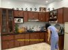 thi công tủ bếp nhôm vân gỗ - anh 1 thi công tủ bếp nhôm vân gỗ - anh 1