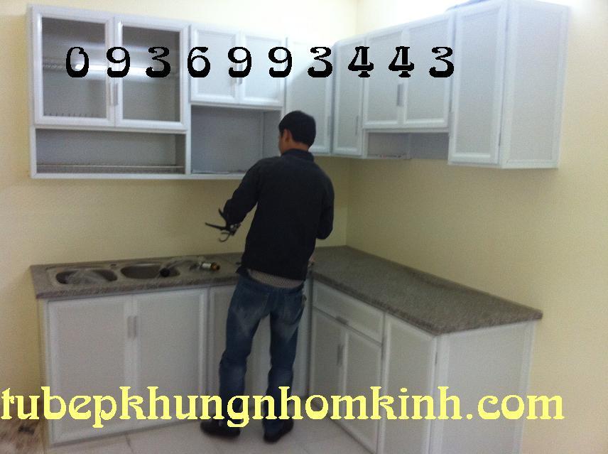 tủ bếp nhôm sơn tĩnh điện tủ bếp nhôm sơn tĩnh điện