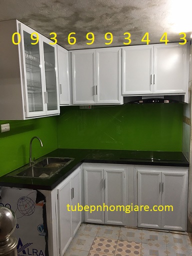 tủ bếp nhôm chữ L tủ bếp nhôm chữ L
