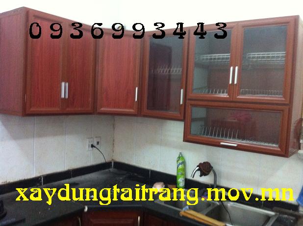 tủ bếp nhôm kính tủ bếp nhôm kính