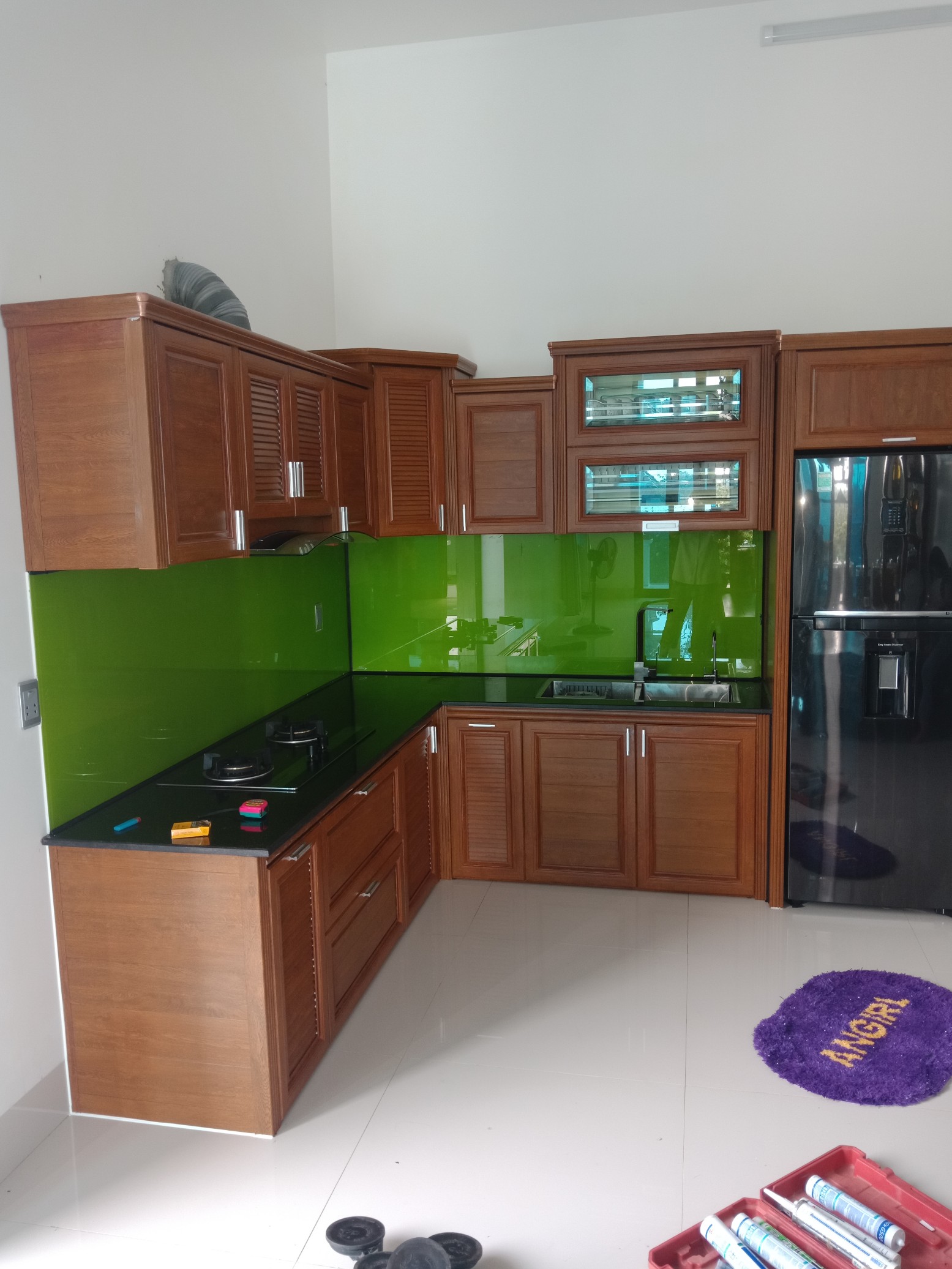 Tủ bếp nhôm nội thất cao cấp Xingfa Việt Nam