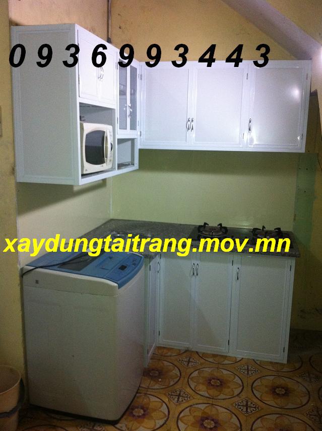 tủ bếp nhôm kính sơn điện tủ bếp nhôm kính sơn điện