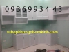thi công tủ bếp nhôm sơn tĩnh điện - anh 1 thi công tủ bếp nhôm sơn tĩnh điện - anh 1