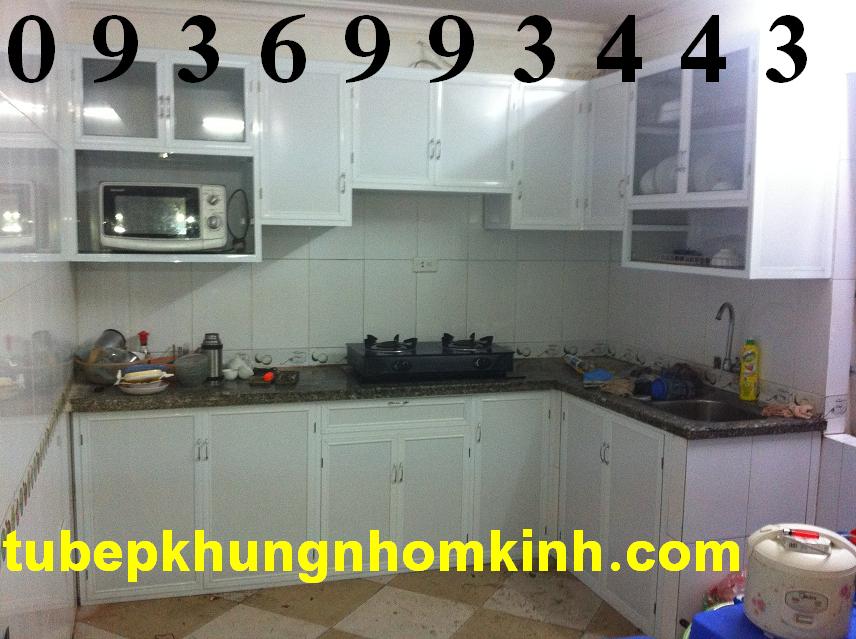 tủ bếp nhôm sơn tĩnh điện tủ bếp nhôm sơn tĩnh điện