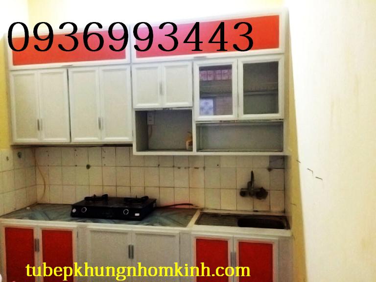 thi công tủ bếp nhôm sơn tĩnh điện thi công tủ bếp nhôm sơn tĩnh điện