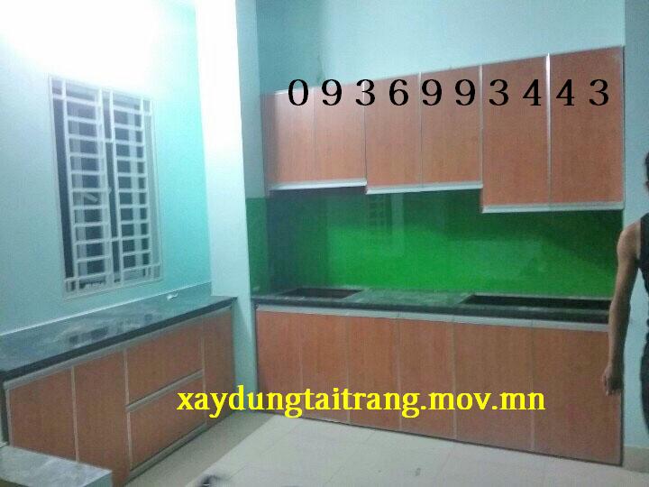 tủ bếp nhôm cánh Laminate tủ bếp nhôm cánh Laminate