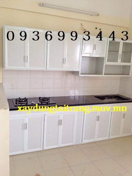 tủ bếp nhôm kính tủ bếp nhôm kính