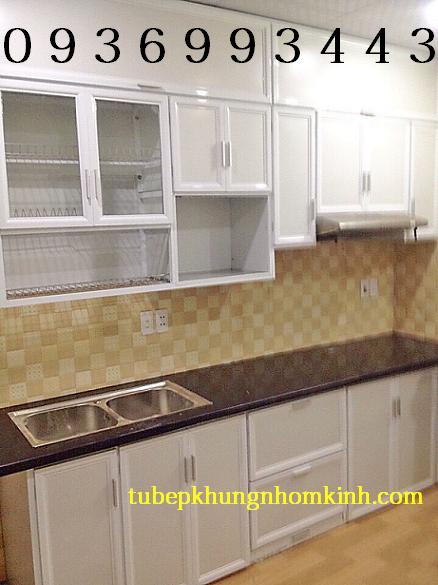 thi công tủ bếp nhôm sơn tĩnh điện thi công tủ bếp nhôm sơn tĩnh điện