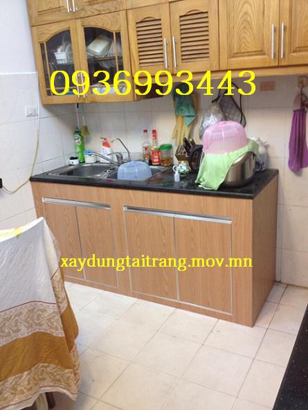 tủ bếp nhôm cánh Laminate tủ bếp nhôm cánh Laminate