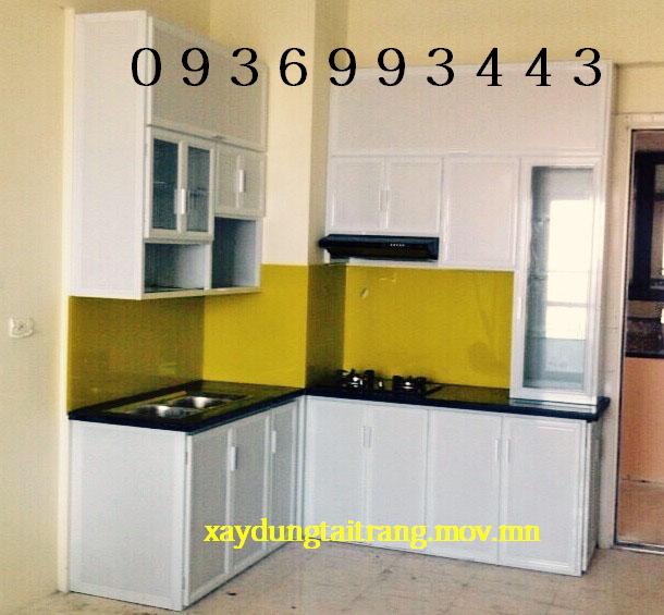 tủ bếp nhôm sơn tĩnh điện tủ bếp nhôm sơn tĩnh điện