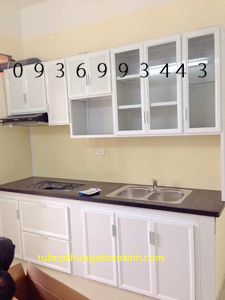 thi công tủ bếp nhôm sơn tĩnh điện thi công tủ bếp nhôm sơn tĩnh điện
