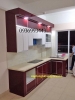 thi công tủ bếp nhôm cánh acrylic - anh 1 thi công tủ bếp nhôm cánh acrylic - anh 1