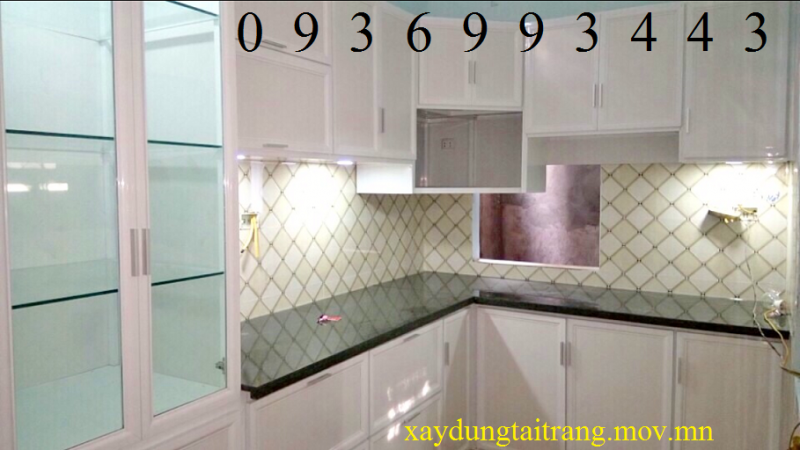 tủ bếp nhôm kính tủ bếp nhôm kính