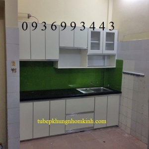 mẫu tủ bếp acrylic đẹp