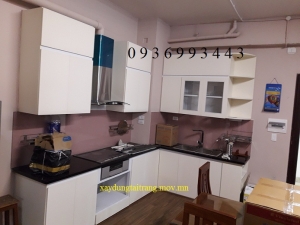 mẫu thiết kế tủ bếp gỗ nhựa đẹp