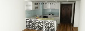 thiết kế tủ bếp acrylic đẹp