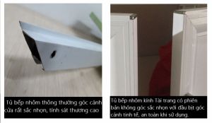 Ưu điểm của tủ bếp nhôm kính nói chung và tủ bếp nhôm kính Tài Trang nói riêng