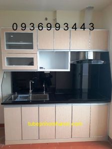tủ bếp Laminate chữ I