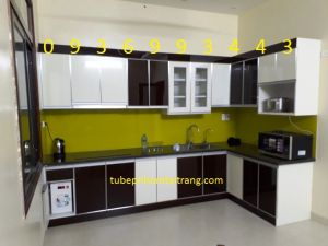 thiết kế tủ bếp Acrylic đẹp