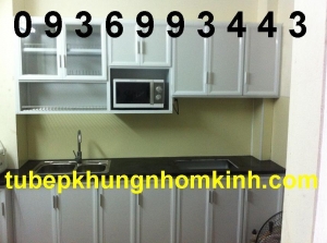 tu bep nhom son tinh dien