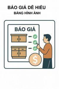 Báo giá các loại tủ bếp nhôm -dễ hiểu- bằng hình ảnh