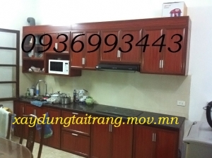 tủ nhôm vân gỗ