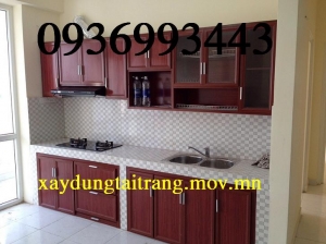 tủ nhôm vân gỗ