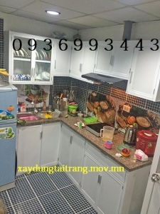 tủ bếp nhôm tĩnh điện đẹp