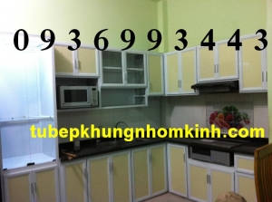 tu bep nhom son tinh dien