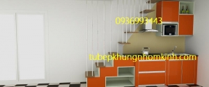 thiet ke tu bep acrylic