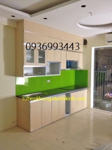 thi công tủ bếp Laminate đẹp
