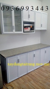 tu bep nhom son tinh dien